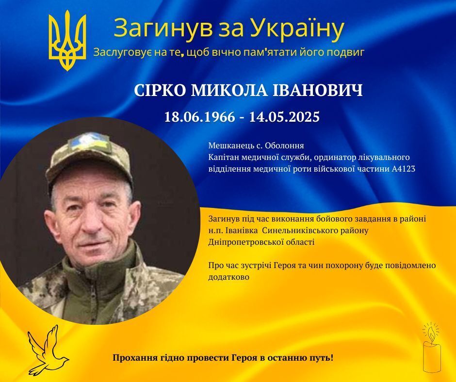 Спасал жизни побратимов: на войне погиб Герой из Ивано-Франковской области Николай Сирко. Фото