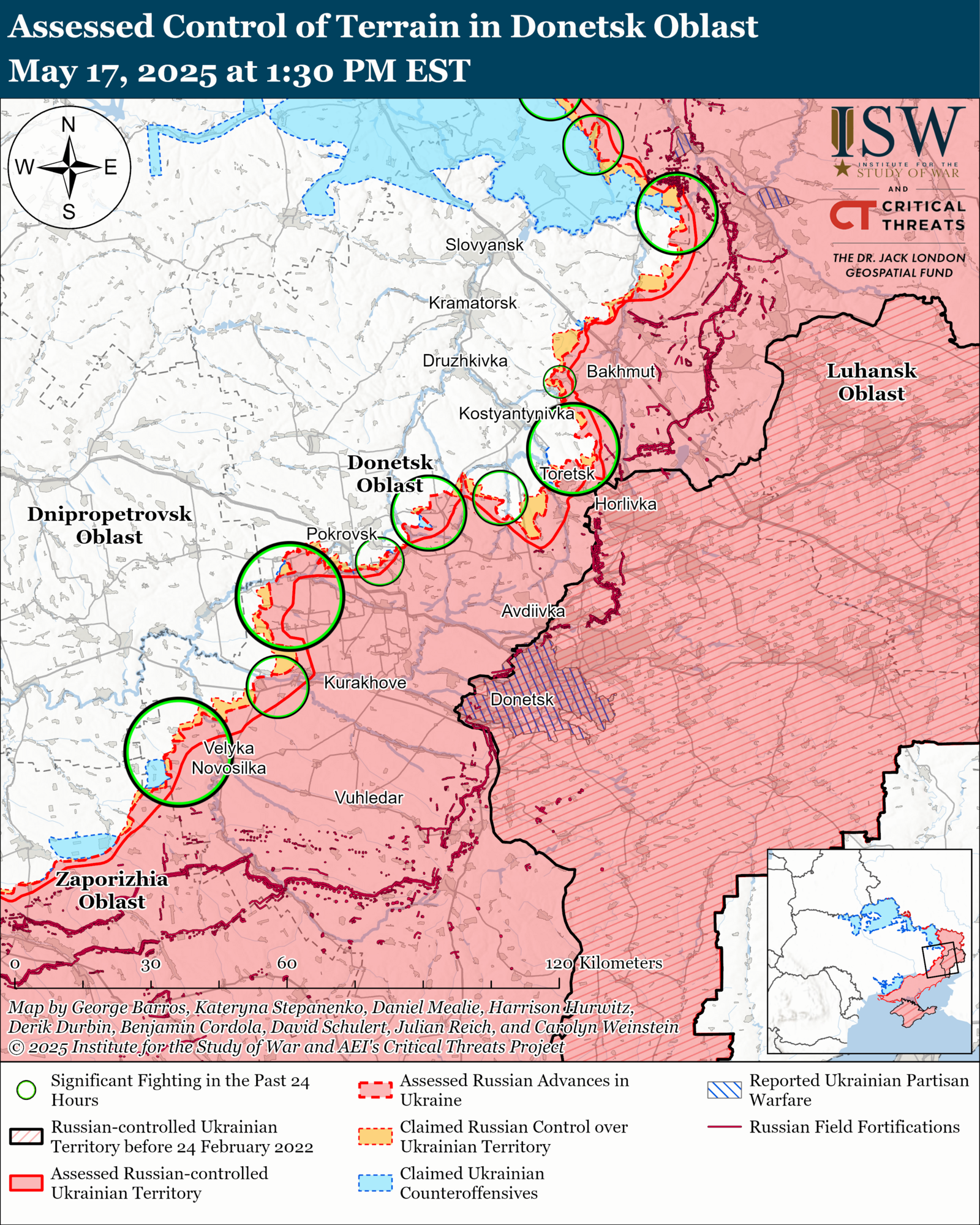 Армия РФ потерпела неудачи на Сумщине и Харьковщине: в ISW проанализировали текущую ситуацию на фронте. Карта