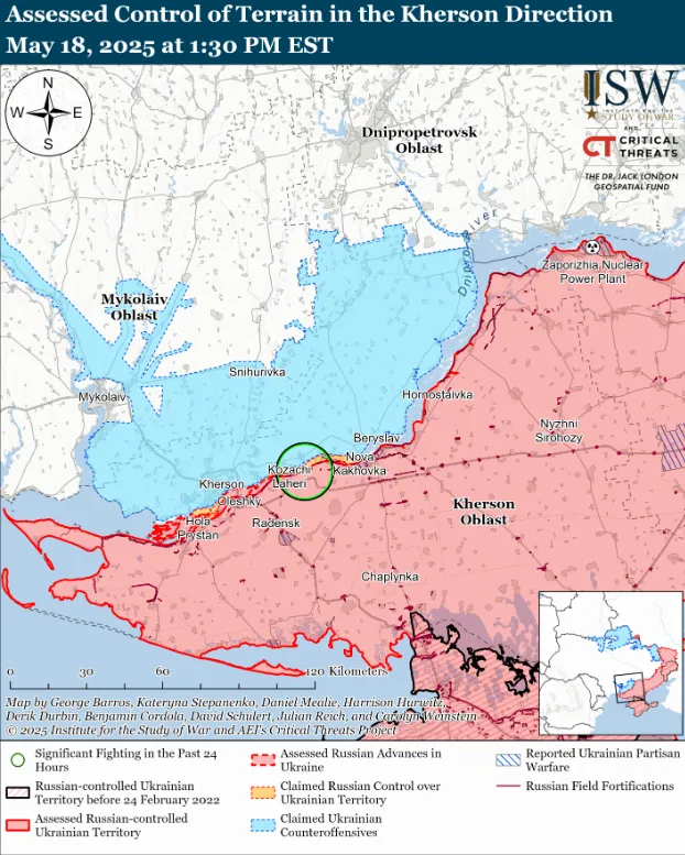 Російські війська просунулися в районах Борової і Торецька: аналіз і карта ISW