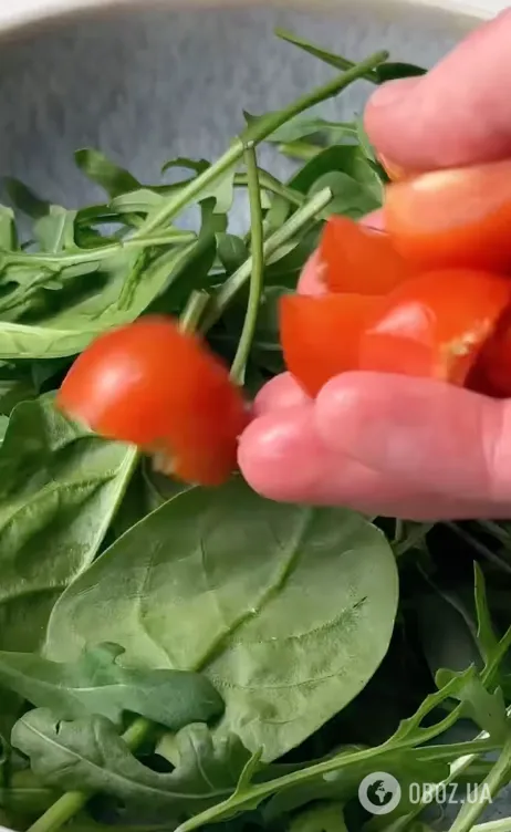 Приготовление салата