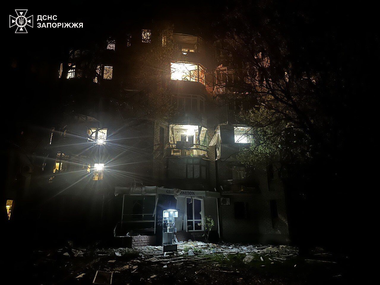 Росія завдала 11 ударів "Шахедами" по Запоріжжю: постраждав 31 мирний житель, серед них двоє дітей. Фото і відео