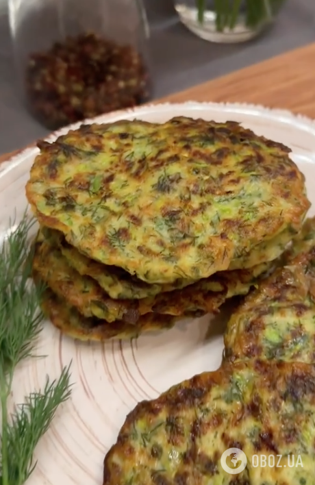 Вкусные кабачковые оладьи