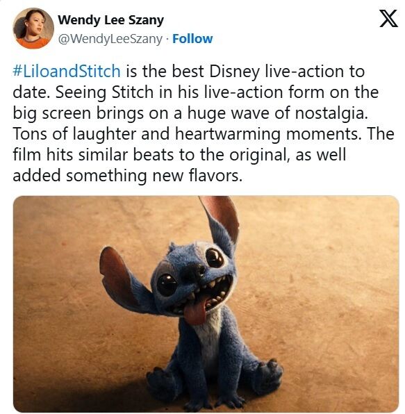 "Найкращий фільм в історії Disney": критики вже оцінили нову версію "Літо і Стіча"