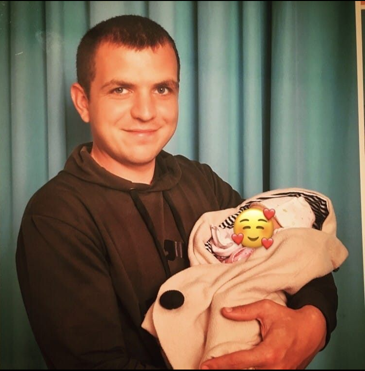 Руслан Криворотенко з донькою