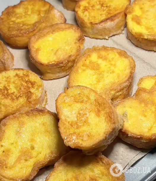 Гренки в яйцах