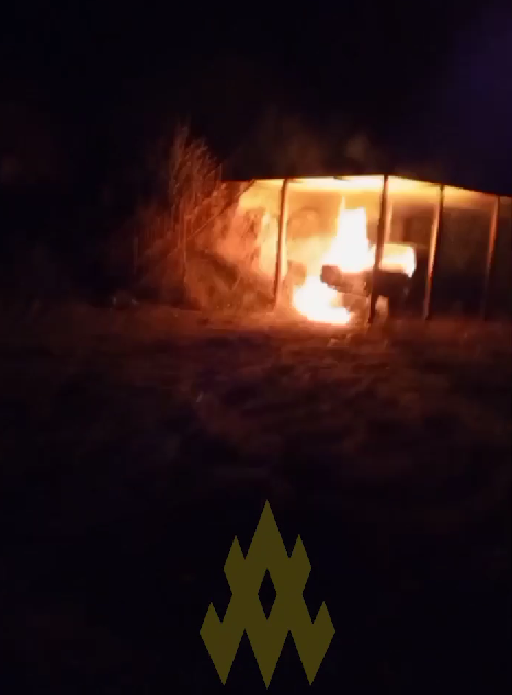 Агенти "Атеш" знищили авто операторів БПЛА у тилу окупантів на Херсонщині. Фото і відео