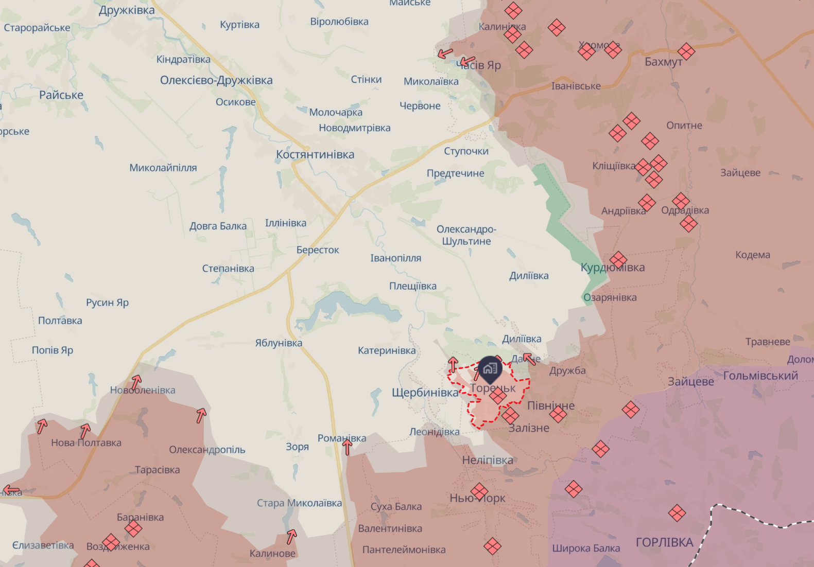 Торецьк Донецької області