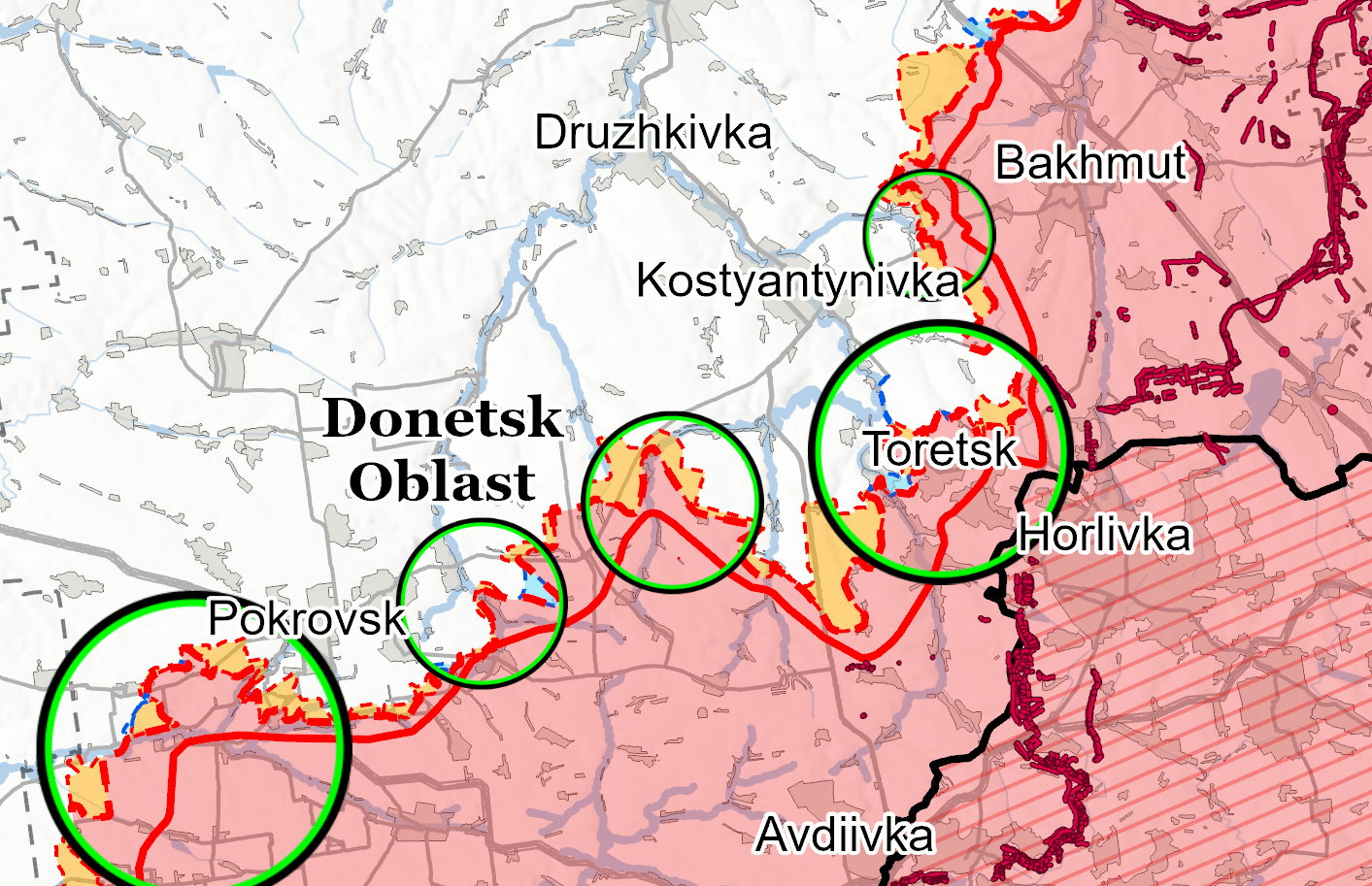 Ситуація дуже загострилася: чому Костянтинівка може стати головною ціллю наступу Росії і скільки цивільних залишається в місті. Карта
