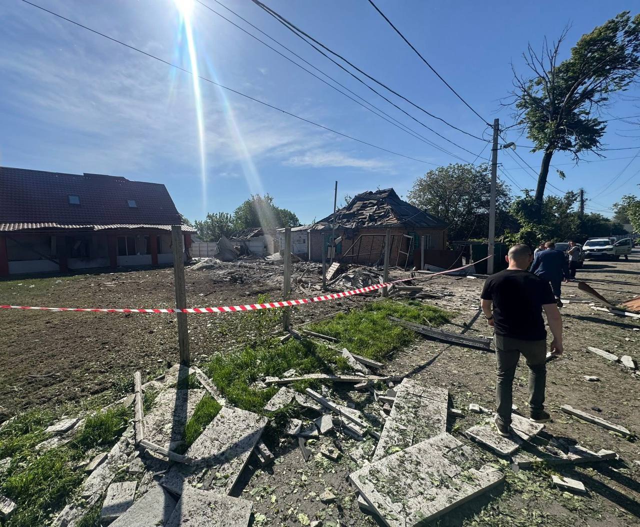 Окупанти масовано атакували Полтавщину дронами: сталась пожежа, є постраждалий. Фото
