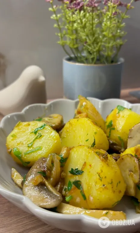 Как вкусно приготовить картошку с грибами на ужин: элементарный рецепт, ингредиенты для которого всегда есть на кухне
