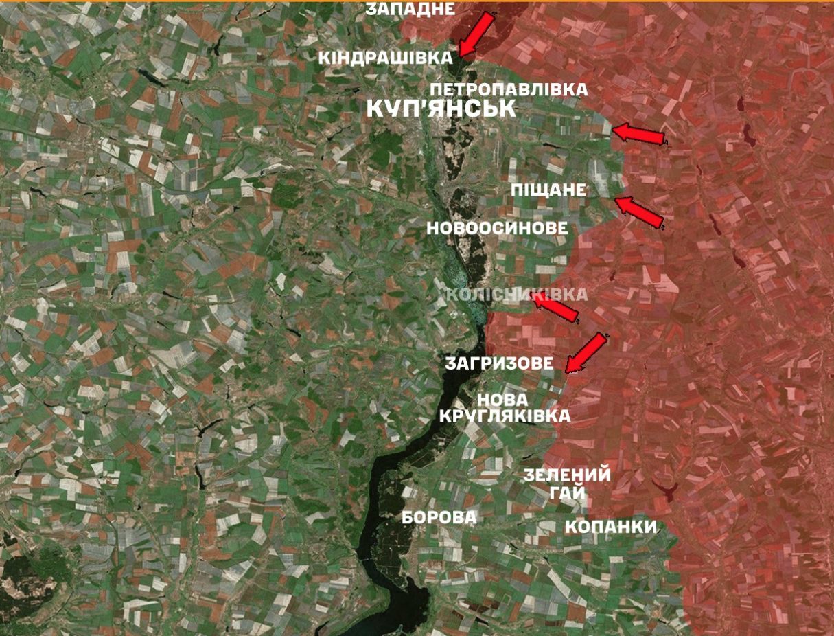 Куп'янський напрямок - війна в Україні
