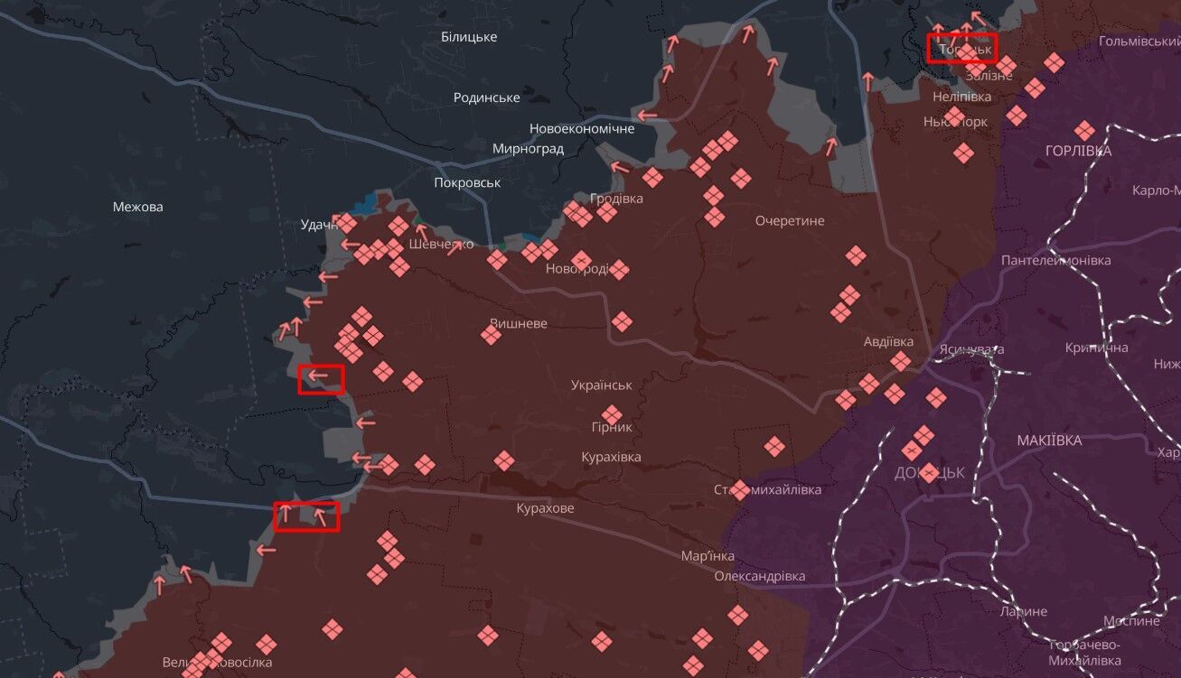 ВСУ продвинулись под Торецком, а Россия давит на двух направлениях – ISW