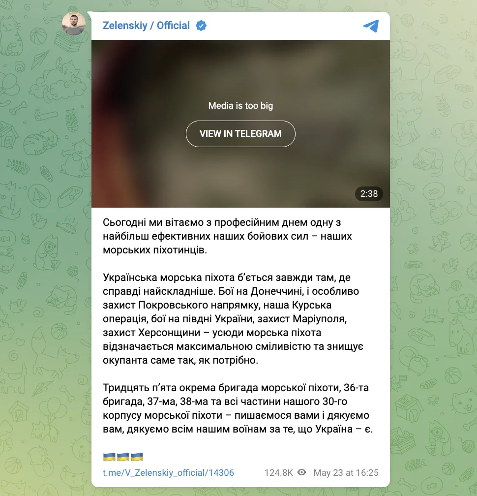 "Всегда там, где сложнее всего": Зеленский поздравил морских пехотинцев и вручил государственные награды. Фото и видео