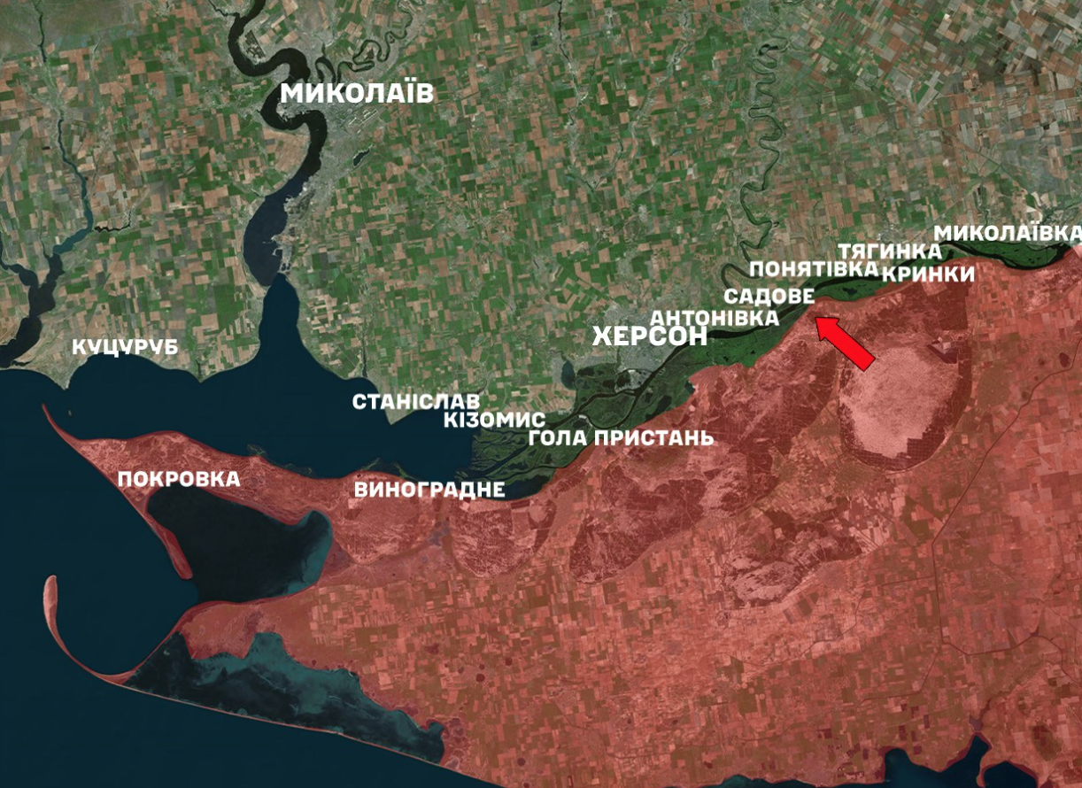 Придніпровський напрямок – Херсон Антонівка