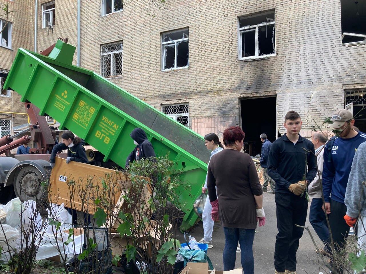 Атака БПЛА на Київ 25 травня - пошкоджено гуртожиток КНУ імені Тараса Шевченка