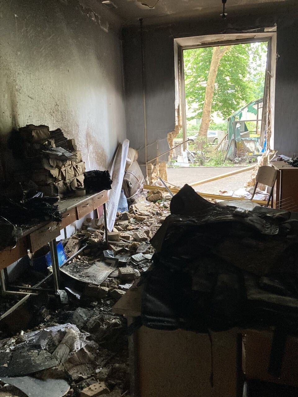 Атака БПЛА на Київ 25 травня - пошкоджено гуртожиток КНУ імені Тараса Шевченка