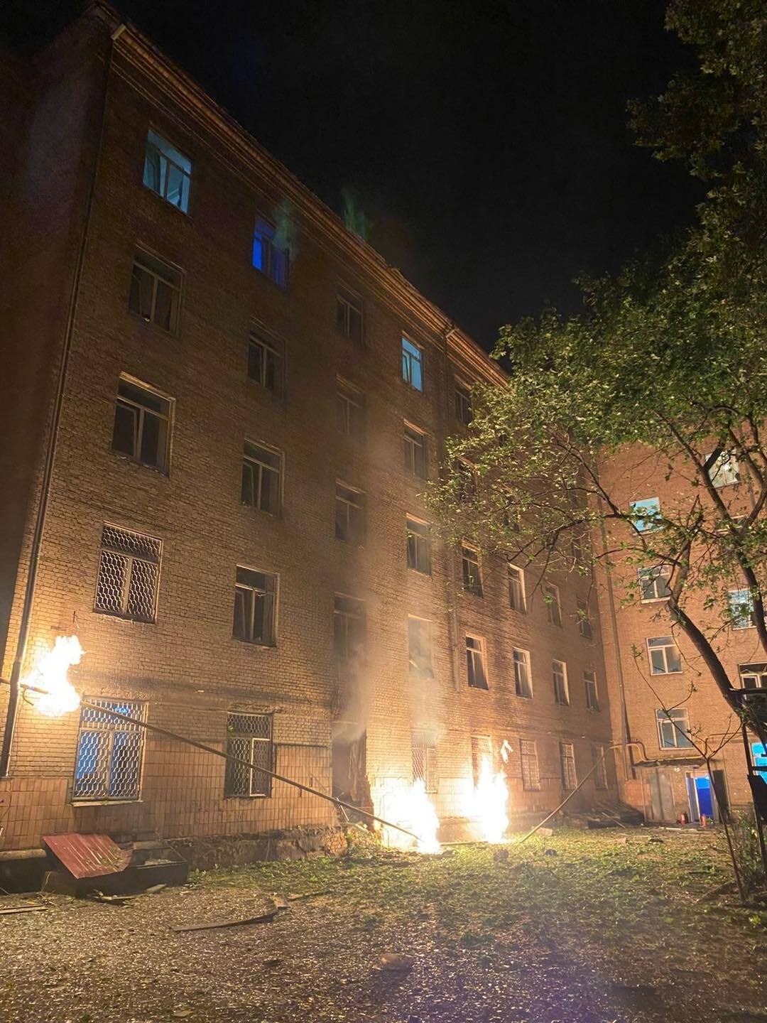 Атака БПЛА на Київ сьогодні - пошкоджено гуртожиток КНУ імені Тараса Шевченка