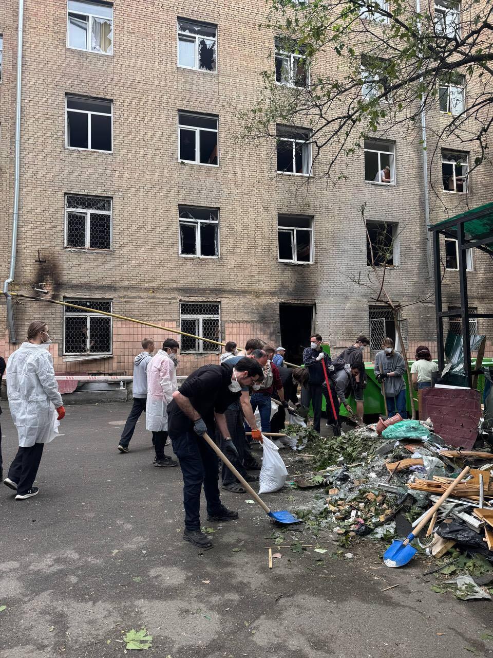 Атака БПЛА на Київ сьогодні - пошкоджено гуртожиток КНУ імені Тараса Шевченка