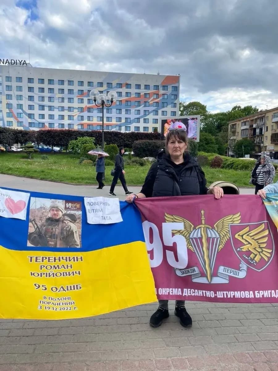 Ольга Теренчин - обмін полоненими 25 травня