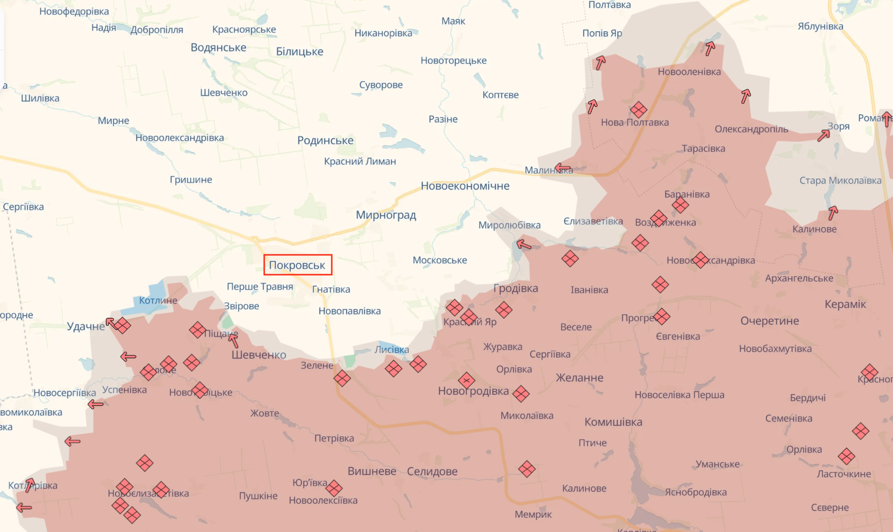 Покровськ - Покровський напрямок