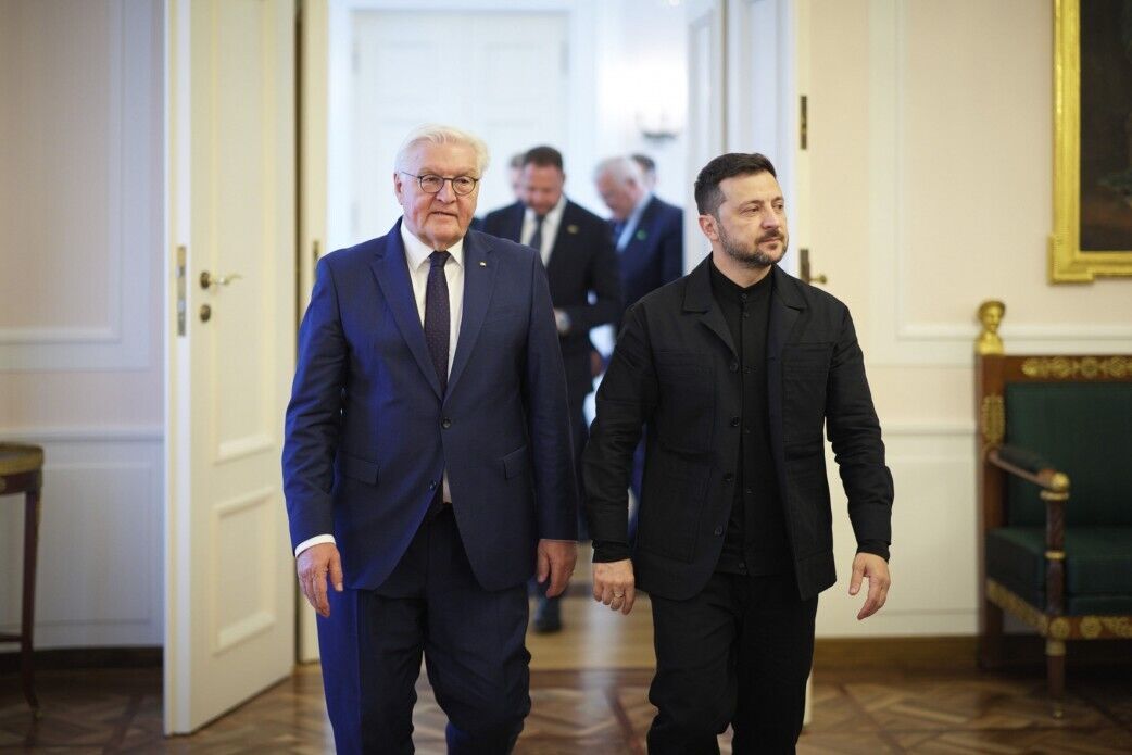 Німеччина продовжить підтримку України: Зеленський у Берліні зустрівся з президентом Штайнмаєром. Фото й відео