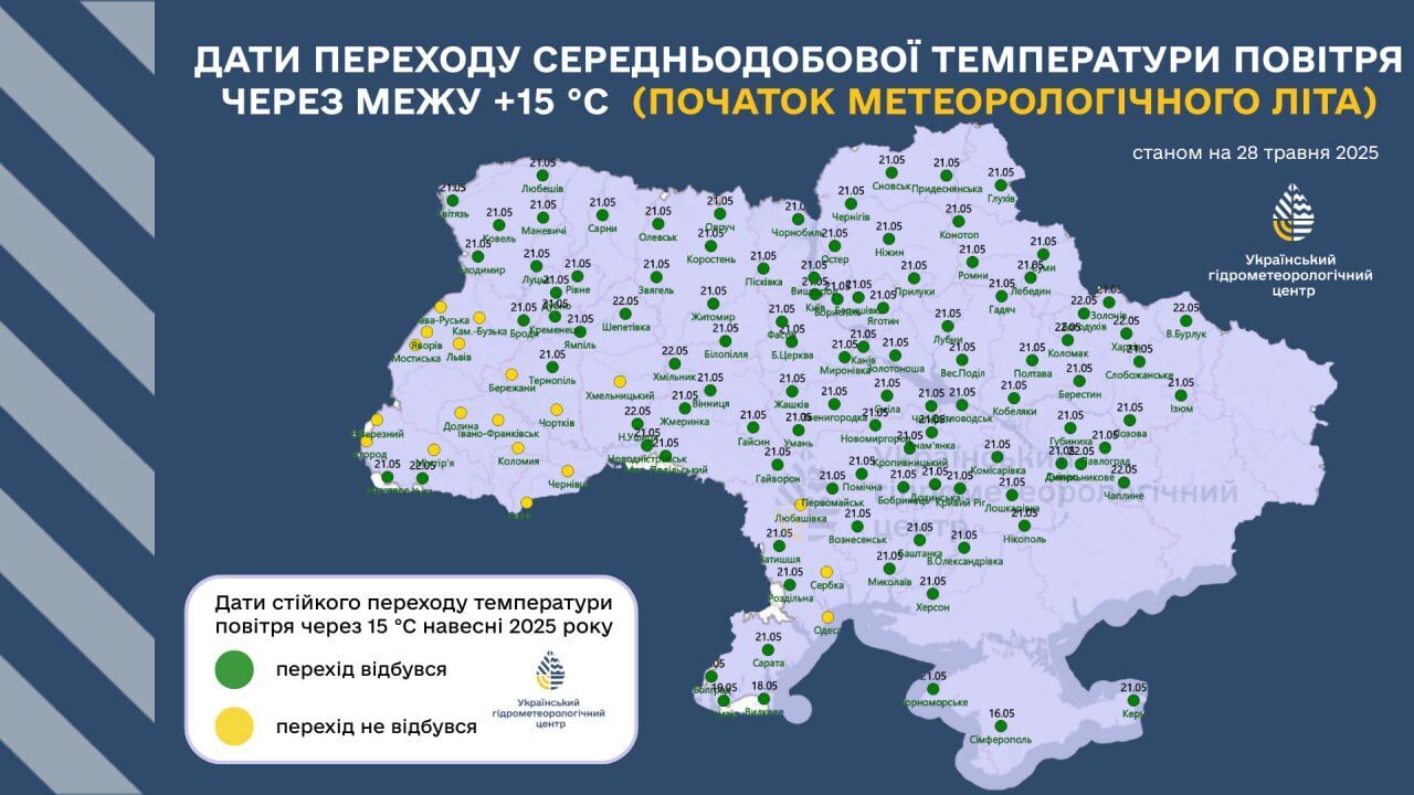 До Києва та області прийшло метеорологічне літо: синоптики розповіли подробиці. Мапа