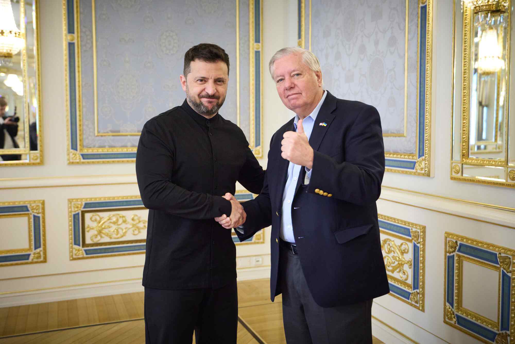 Володимир Зеленський та Ліндсі Грем