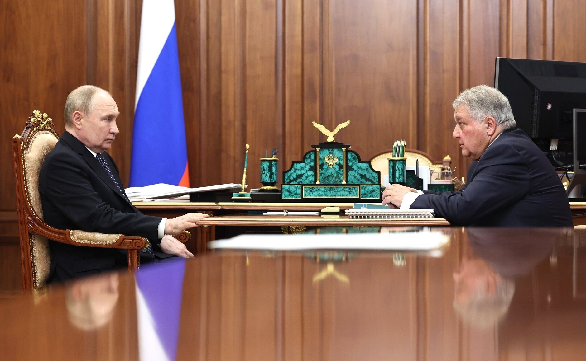 Головний науковець Росії Михайло Ковальчук та Володимир Путін