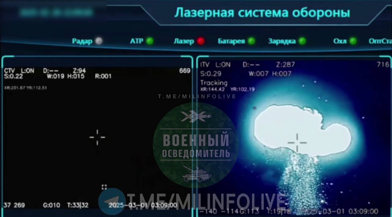 "Новий мультик Путіна?" У Росії похвалилися застосуванням "лазерної ППО", але щось пішло не так. Відео