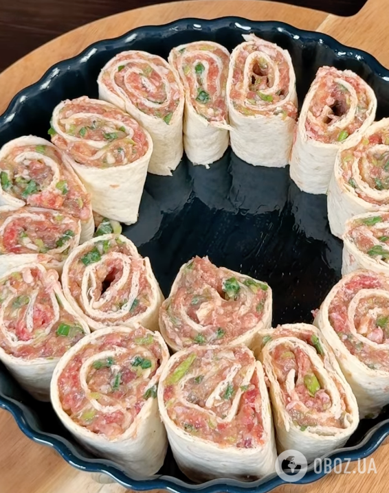 Лаваш із фаршем