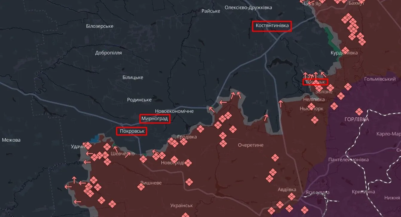 Армія РФ змінила маршрут наступу на Донеччині, є загроза для ключової траси, – Трегубов  qhtiqrtiqhtiqdezrz