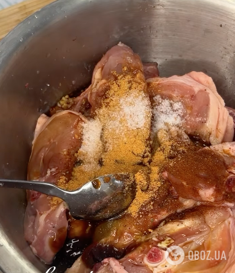 Мясо со специями