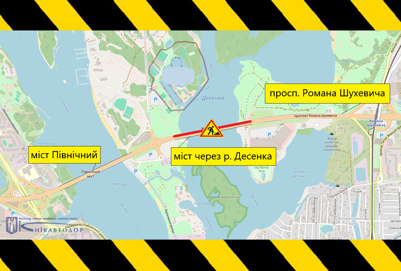В Киеве до конца года частично ограничат движение транспорта на одном из мостов: что известно