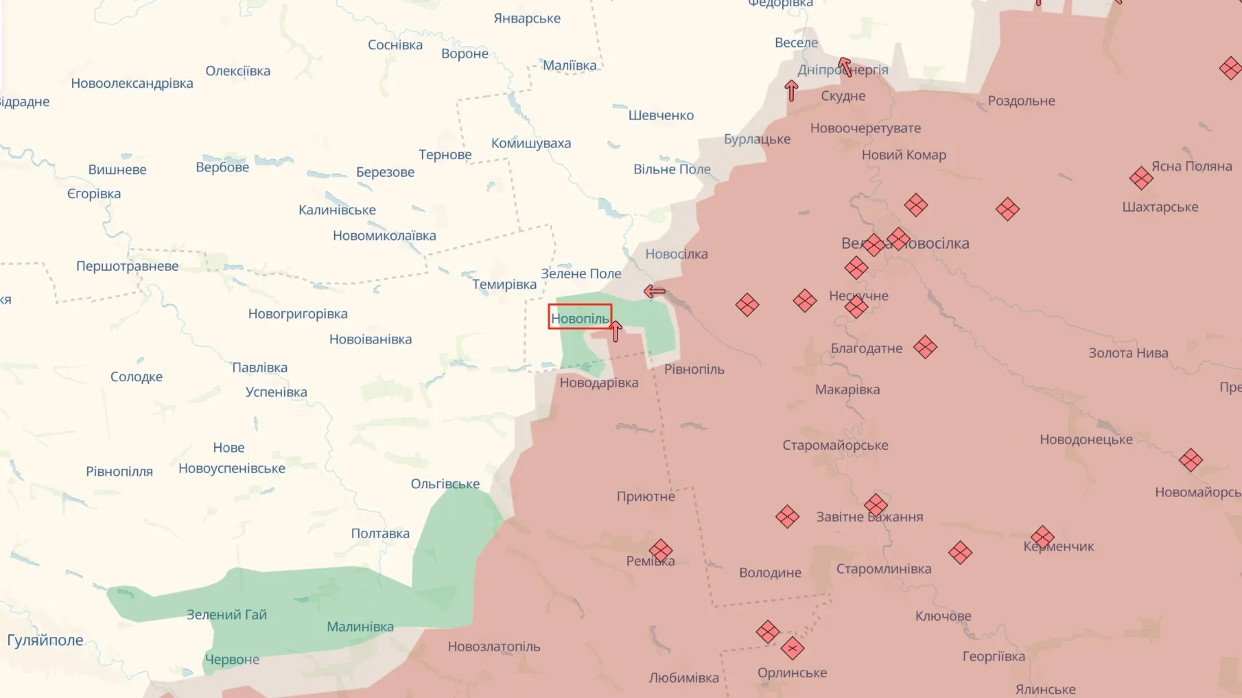 Село Новопіль Волноваського району