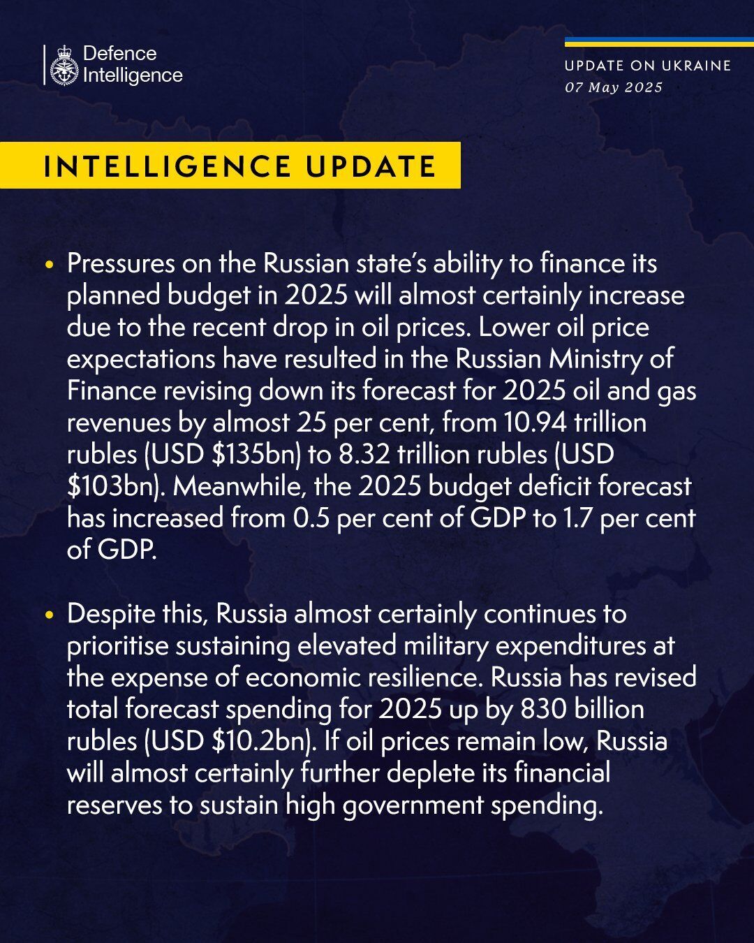 России грозит рост дефицита бюджета: разведка Британии назвала причину