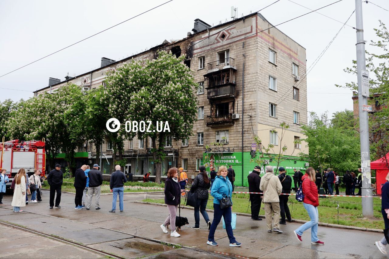 Дронами били по жилым домам: фото и видео последствий атаки РФ по Киеву и пригороду