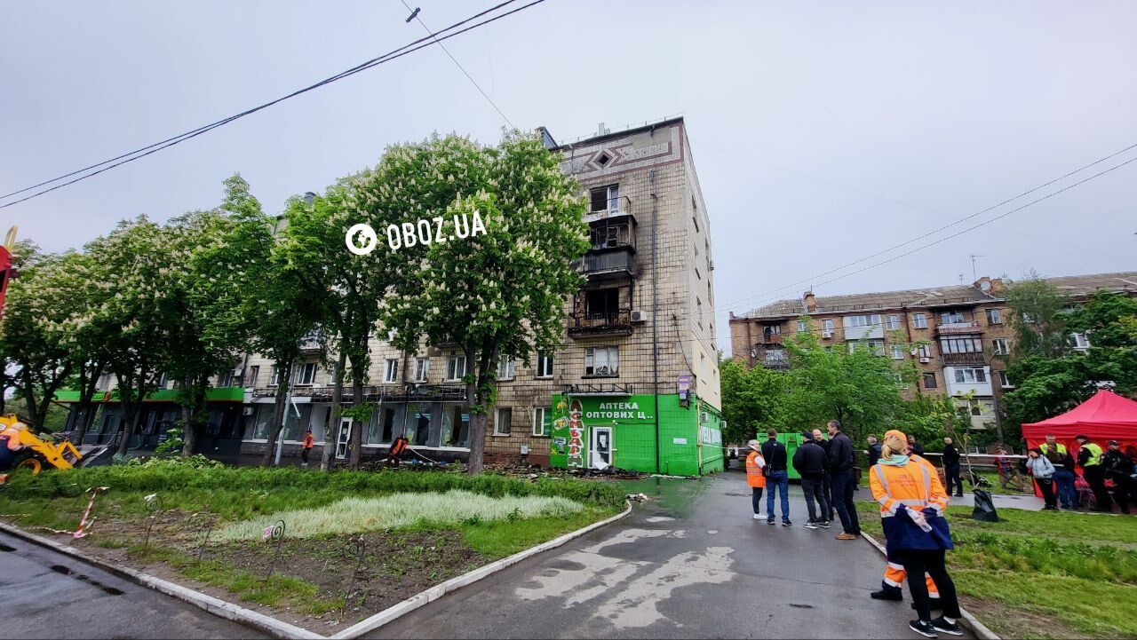 Дронами били по жилым домам: фото и видео последствий атаки РФ по Киеву и пригороду
