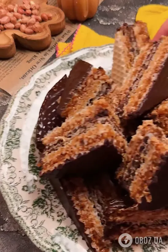 Как вкусно приготовить вафельный торт
