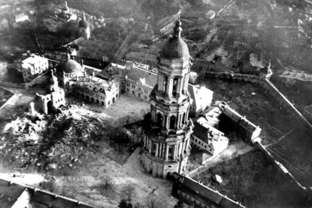 Взрывы, пожары и руины: как выглядел центр Киева осенью 1941 года. Архивные фото