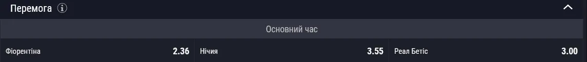 Кто победит в матче Фиорентина Бетис