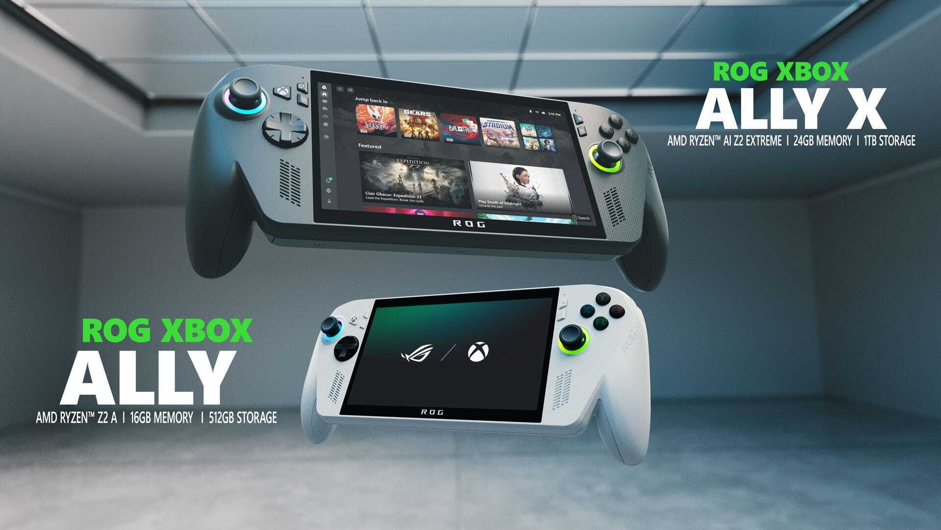 Microsoft представила портативную игровую консоль ROG Xbox Ally: что о ней известно. Фото
