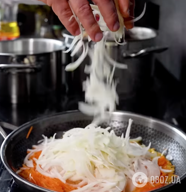 Лук и морковь для зажарки