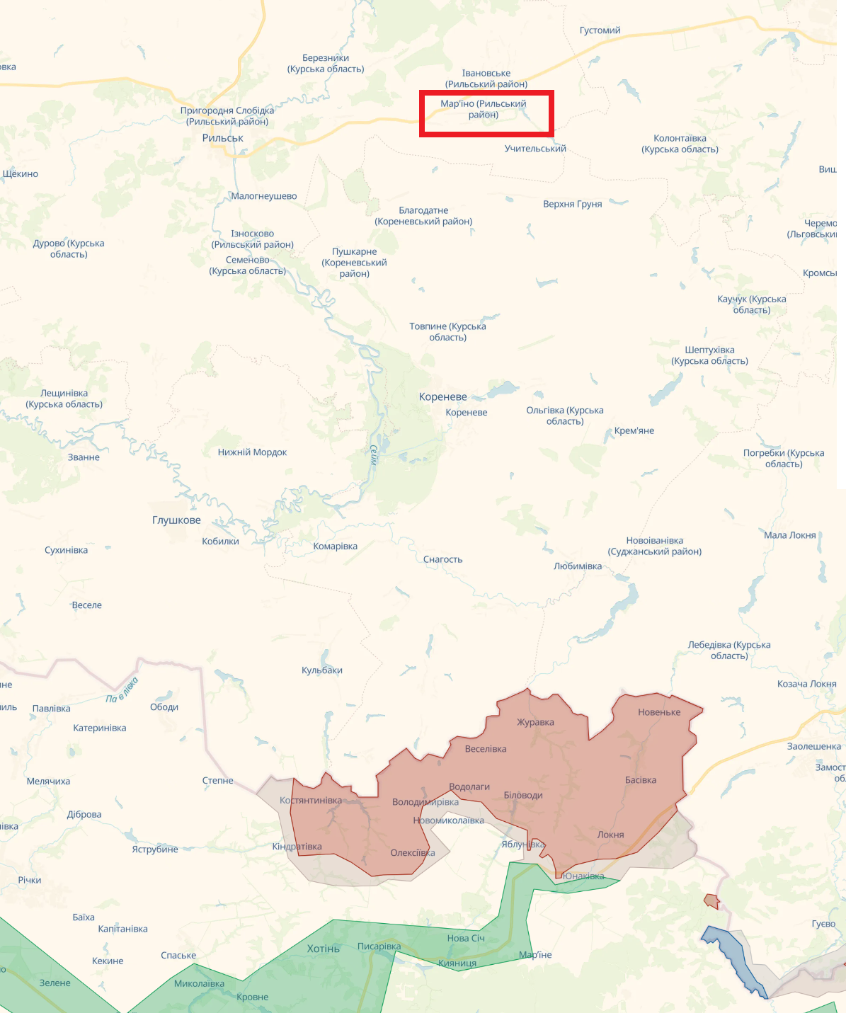 На Курщине был атакован пункт дислокации российских войск. Фото и видео