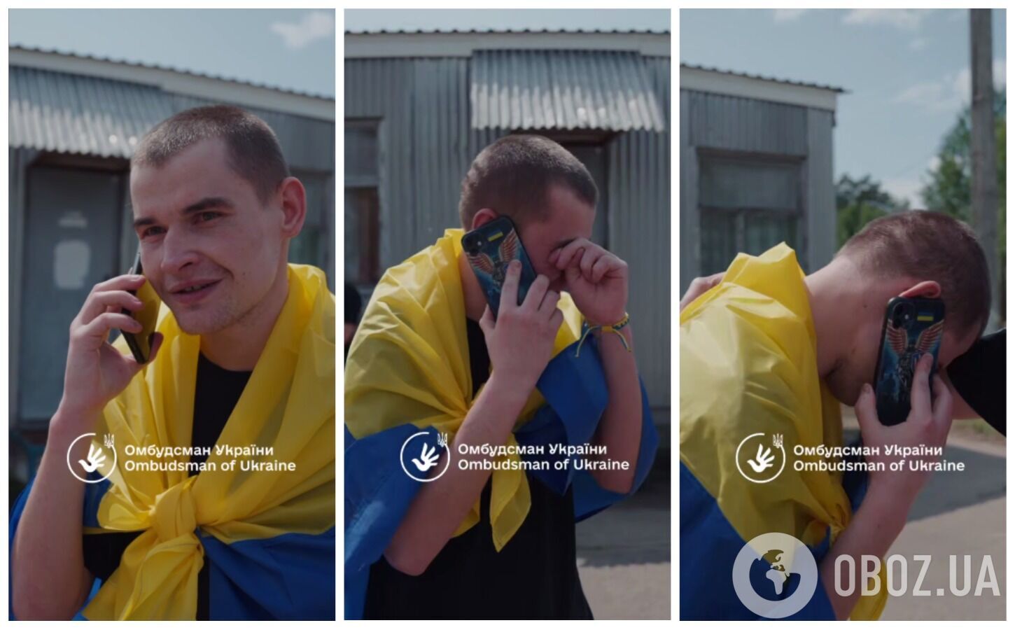 "Хто в нас – донька чи син?" Мережу зворушило відео зі звільненим із полону захисником, який дізнався про народження дитини