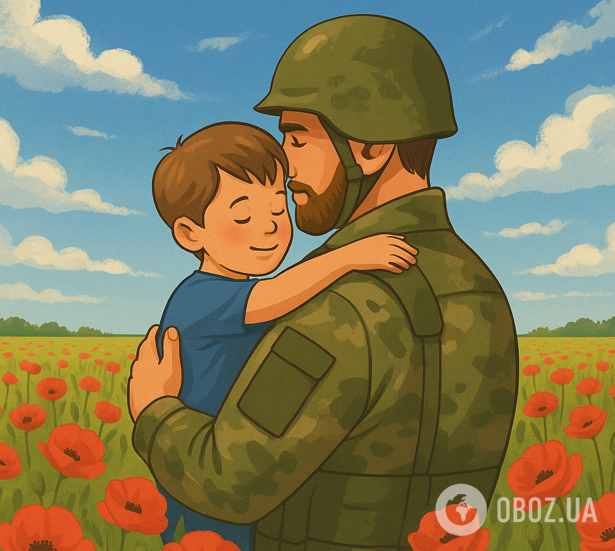 З Днем батька: як зворушливо привітати тата на фронті