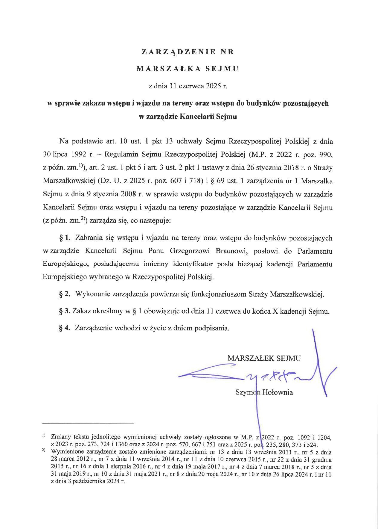 В Польше евродепутату-украинофобу запретили вход в парламент: нарушает достоинство Сейма