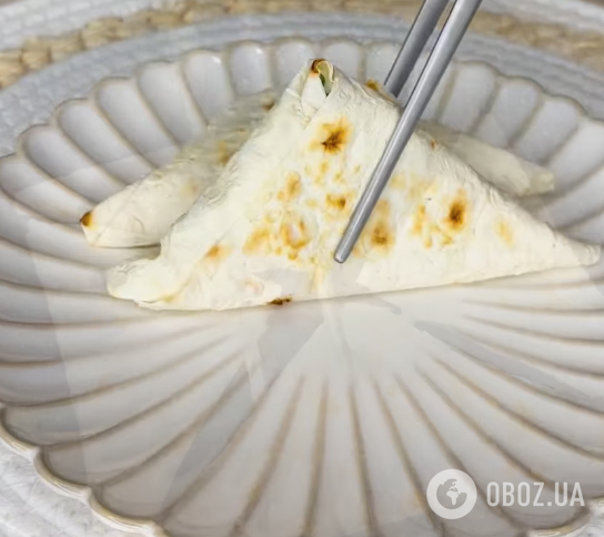 Вкусная закуска из лаваша