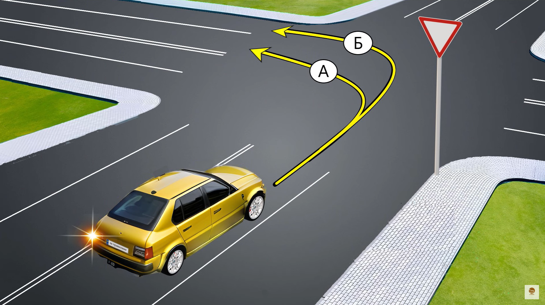 Яку траєкторію дозволено? Хитре завдання з ПДР