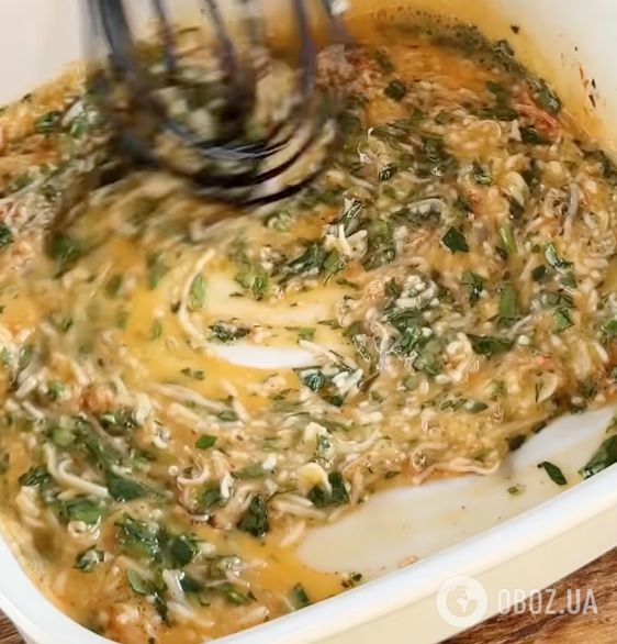 Кляр из сыра и яиц