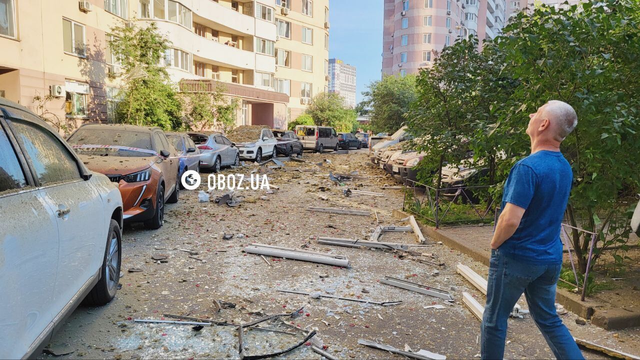 В Киеве во время российской атаки умер гражданин США: новые данные о последствиях ударов. Фото и видео